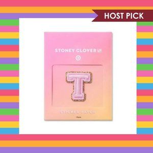 Stoney Clover Lane x Target Light Pink Letter T Patch NIB